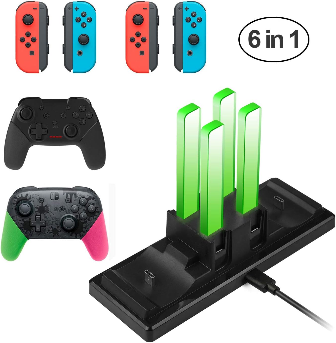 Thumbnail 1 de EXTSUD Stazione Ricarica 6 in 1 per Switch