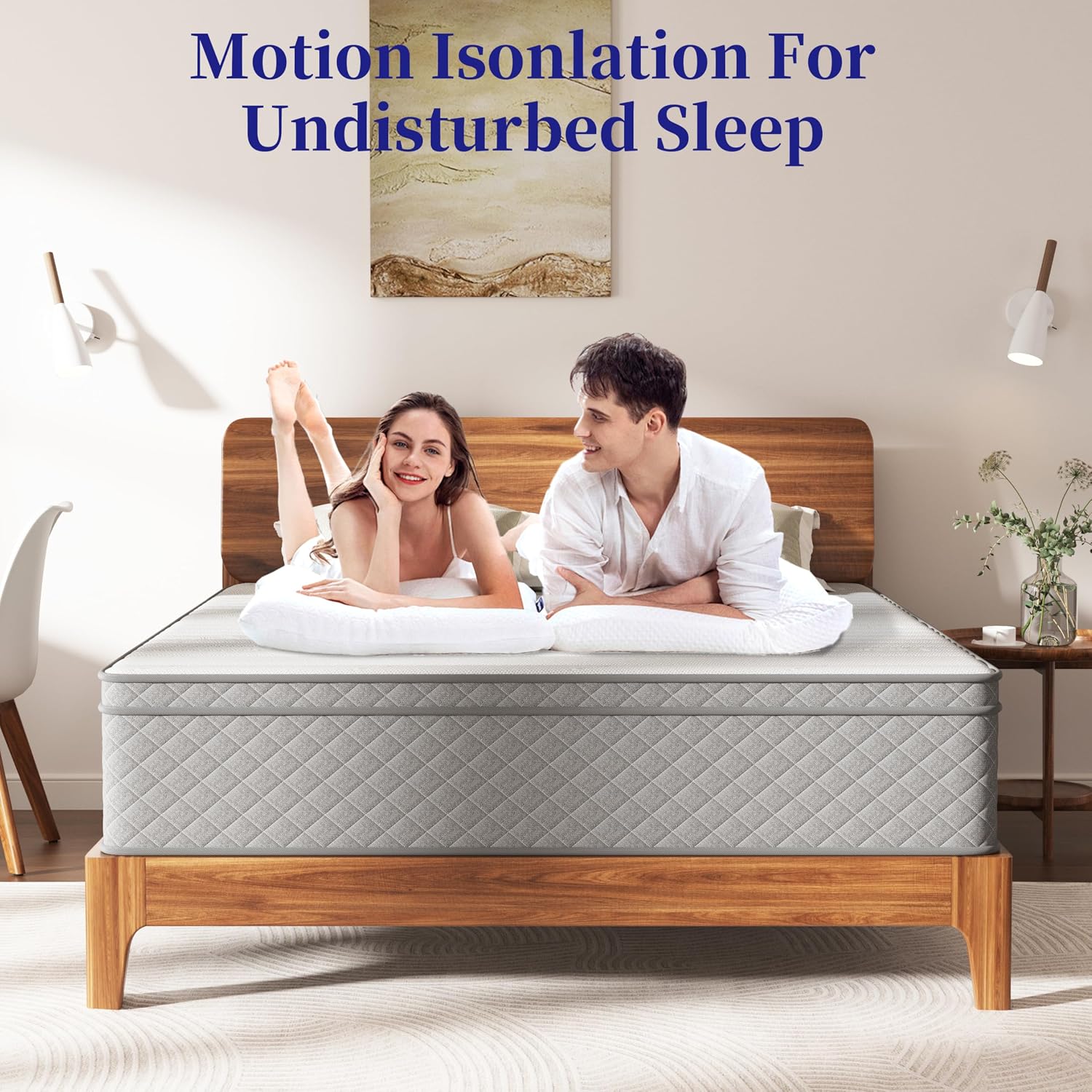 Detalle 2 de MOLPHIT 12 Inch Double Mattress 135x190cm