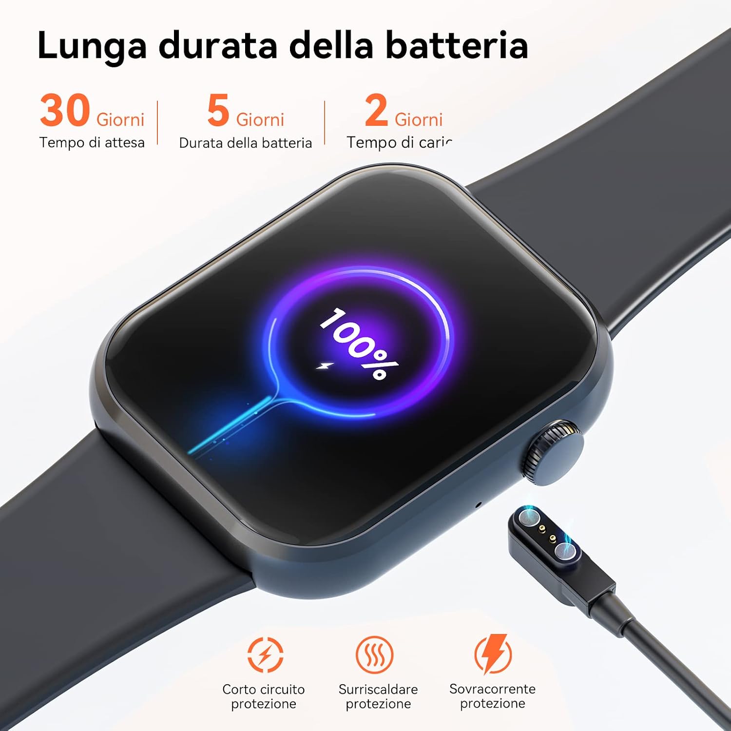 Thumbnail 6 de Hwagol Smartwatch Uomo Donna 1.85'': Chiamate Bluetooth, 140+ modalità sportive e monitoraggio salute