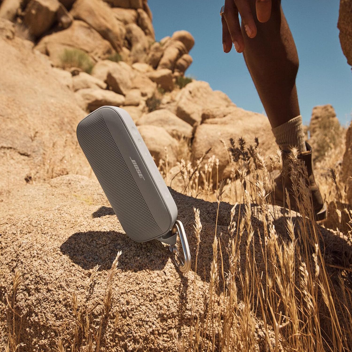 Thumbnail 6 de Bose SoundLink Flex (2. Gen.) – Tragbarer Outdoor-Bluetooth-Lautsprecher, IP67, 12h, Sandstein