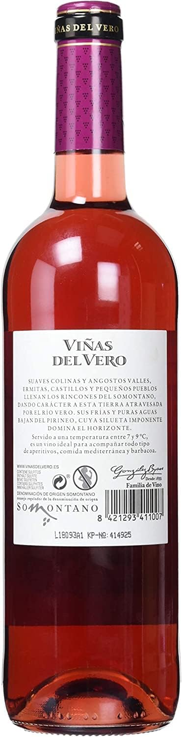 Detalle 2 de Viñas Del Vero Rosado Merlot Tempranillo 🍷 6x750ml