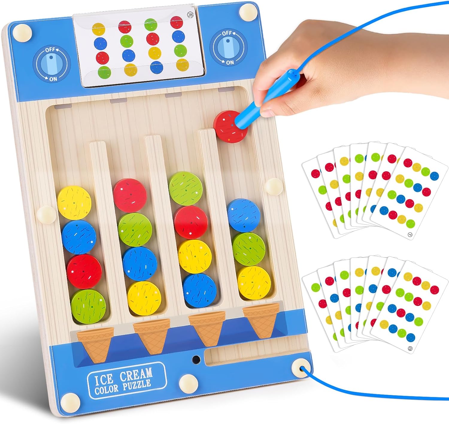 Detalle de 4-5-3-6 Year Olds Magnetic Maze Puzzle