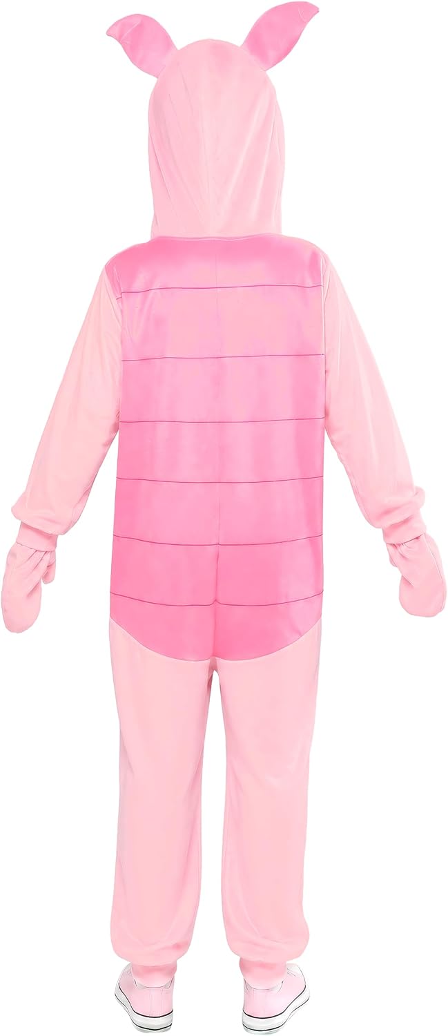 Detalle 2 de Party City Disney Winnie the Pooh Piglet Zipster Costume for Kids