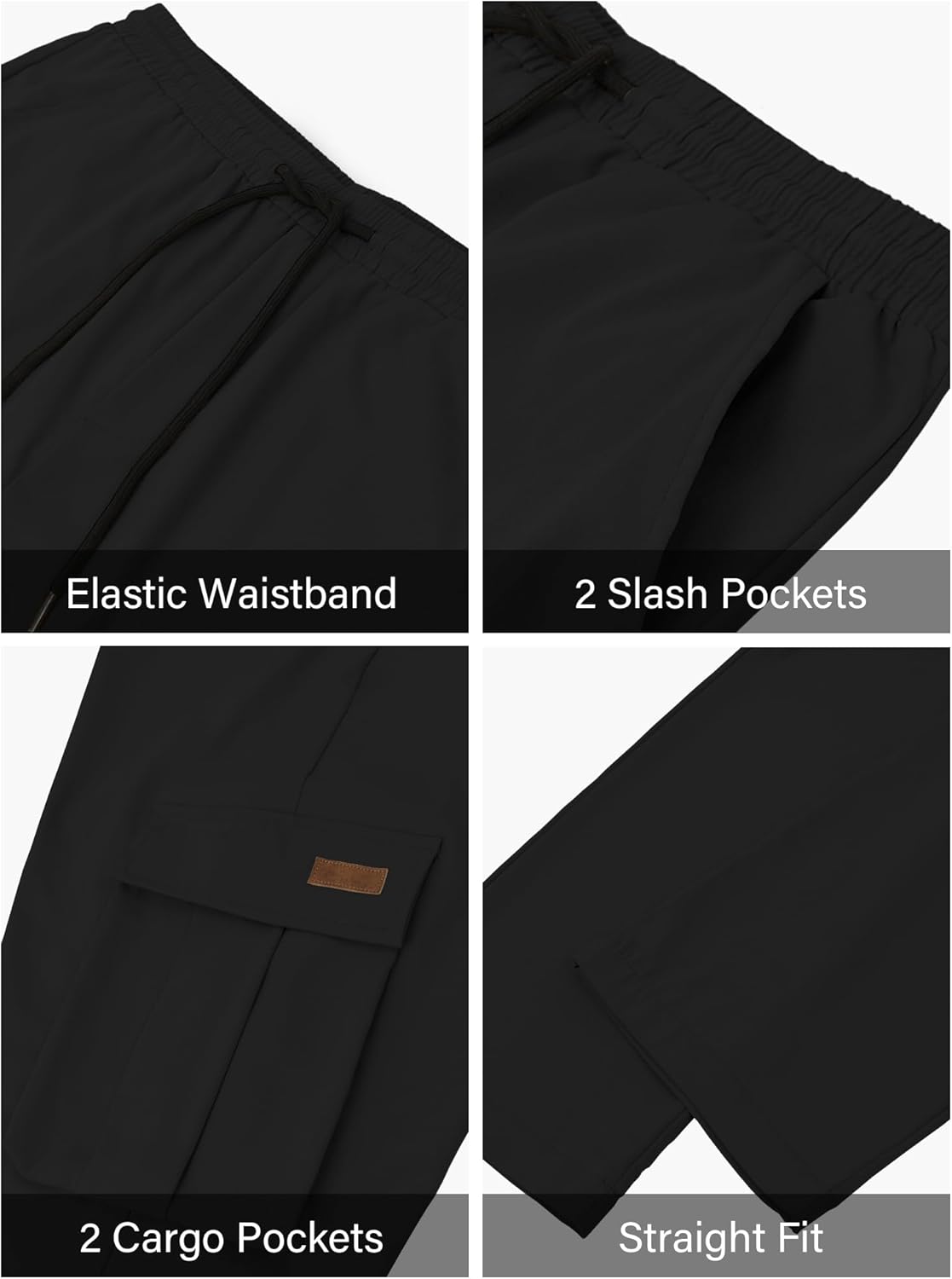 Thumbnail 4 de PLEPAN Men's Casual Cargo Pants 📘