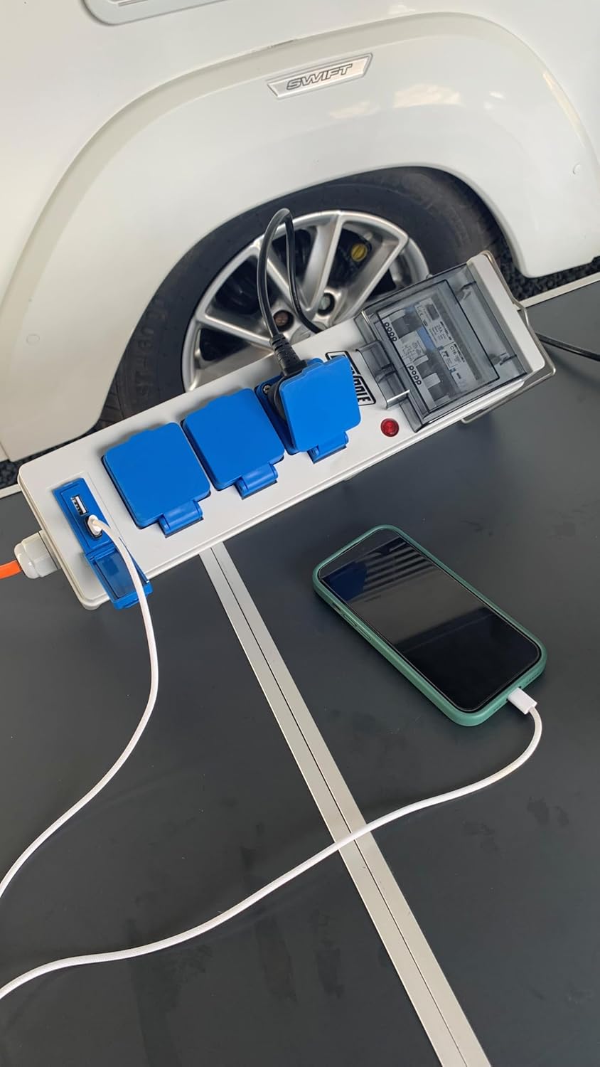 Thumbnail 2 de Maypole 230V 13A Mobile Mains Power Unit with USB for Caravans, Camping, Campervans & Motorhomes