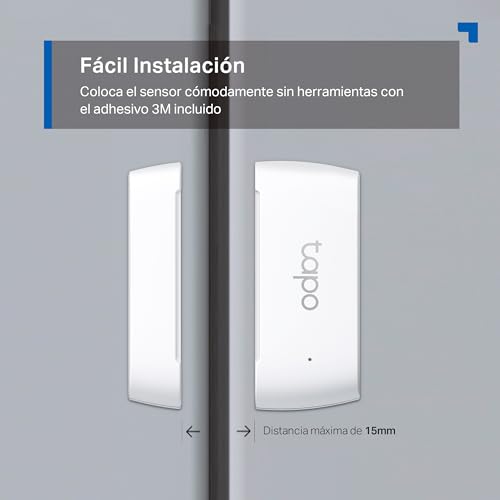 Detalle de Tapo TP-Link T110: Sensor de Contacto Inteligente para Puertas y Ventanas (Requiere Tapo Hub)