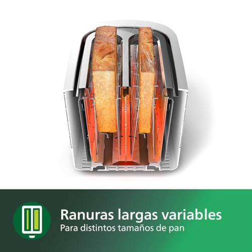 Thumbnail 5 de Philips Tostadora Daily Collection HD2581/00: 2 Ranuras, 8 Ajustes y Elevación Alta