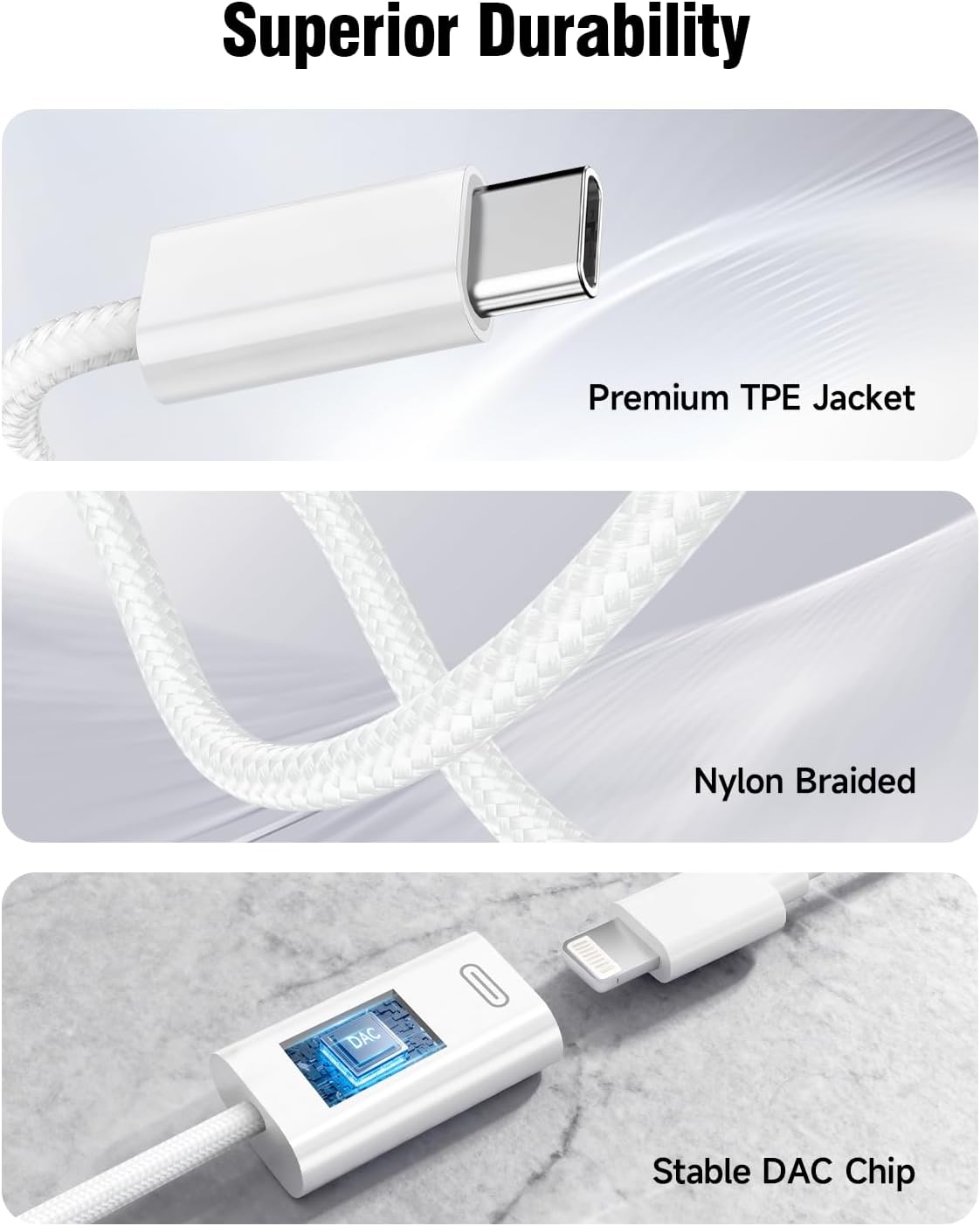 Thumbnail 4 de USB C to Lightning Audio Adapter