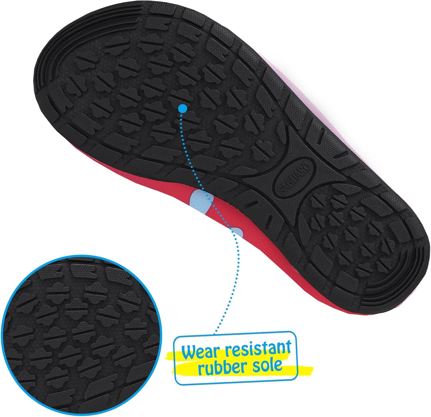 Thumbnail 3 de SAGUARO Chaussures Aquatiques pour Enfants — Léger et Respirant, Antidérapantes
