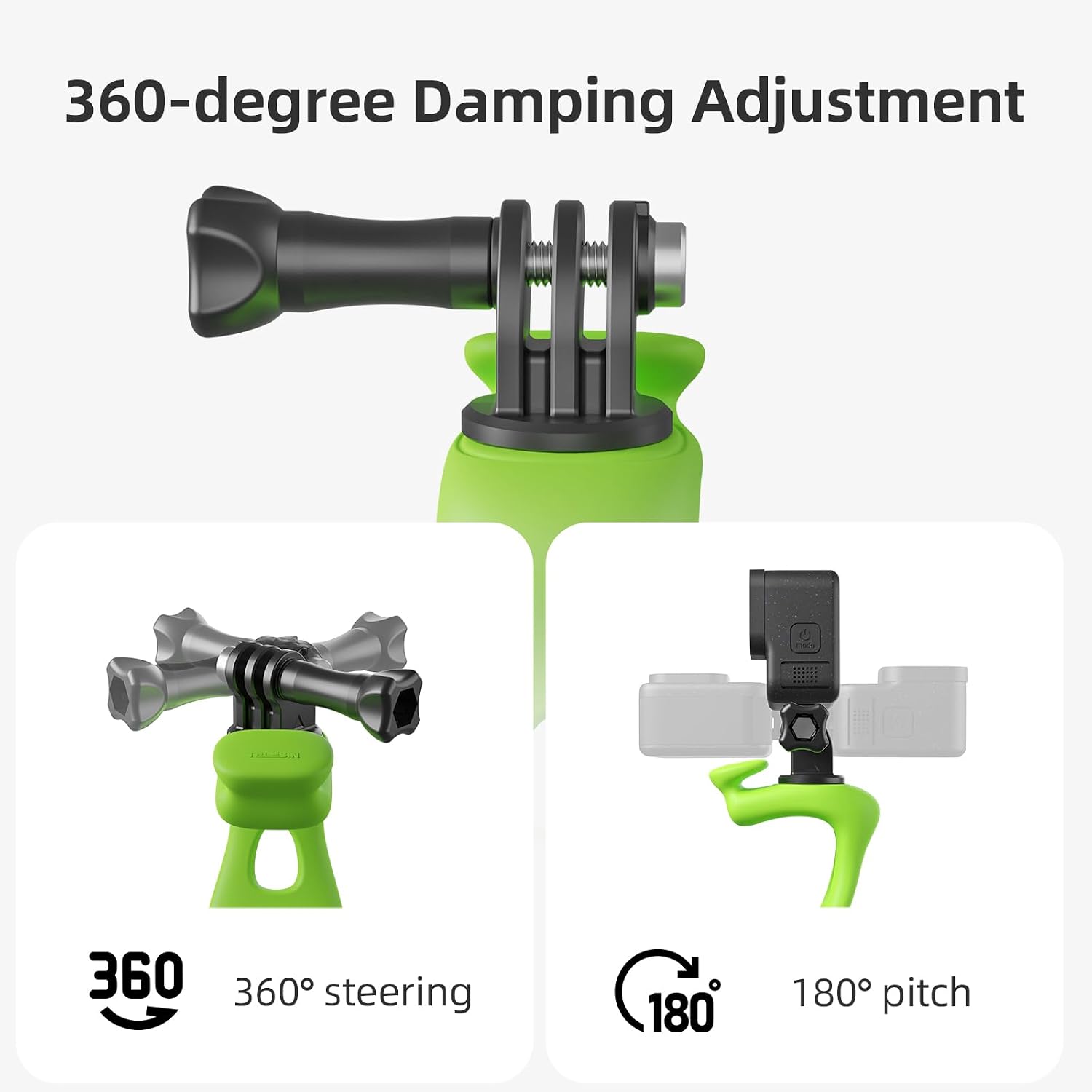 Detalle 1 de TELESIN Supporto Flessibile per Action Camera 360°