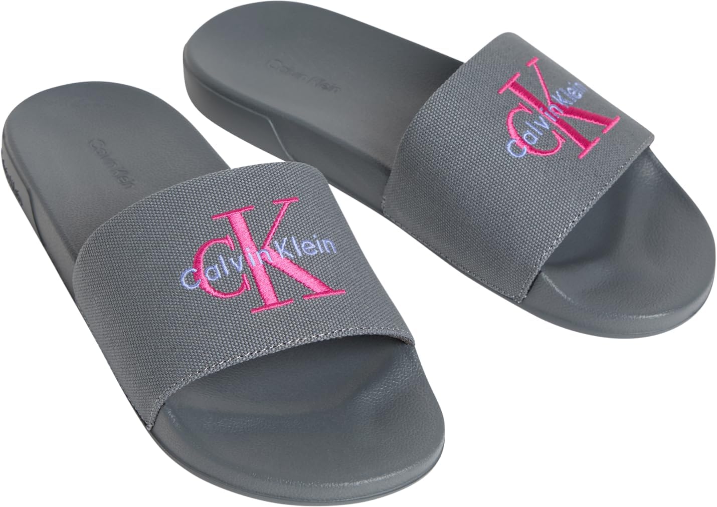 Detalle de Calvin Klein Women's Ess Slide Cv Hw0hw02958: Practical Casual Sandals for Everyday Comfort