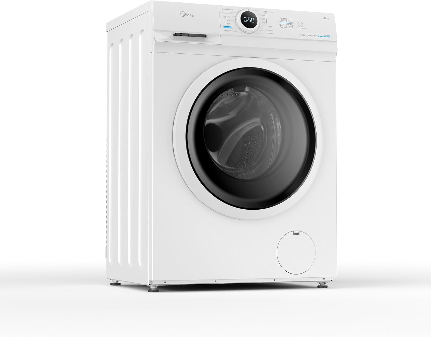 Detalle de Midea Waschmaschine MF10EW70BA10 – 7 kg, Energieklasse A-10%, 1400 U/min, Weiß