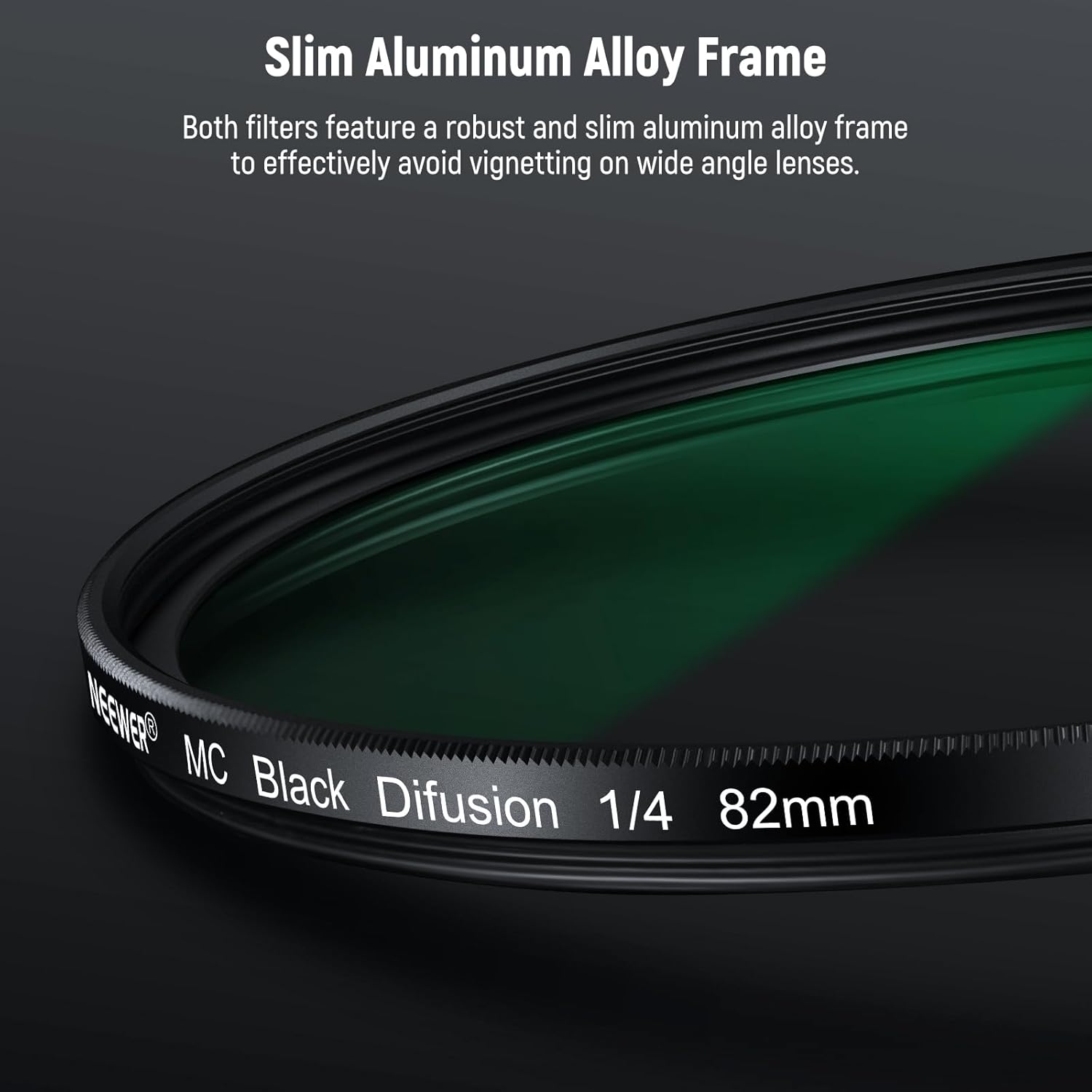 Thumbnail 6 de Neewer 82mm CPL + Black Diffusion 1/4 Filter Set (2 Pack) for Camera Lenses