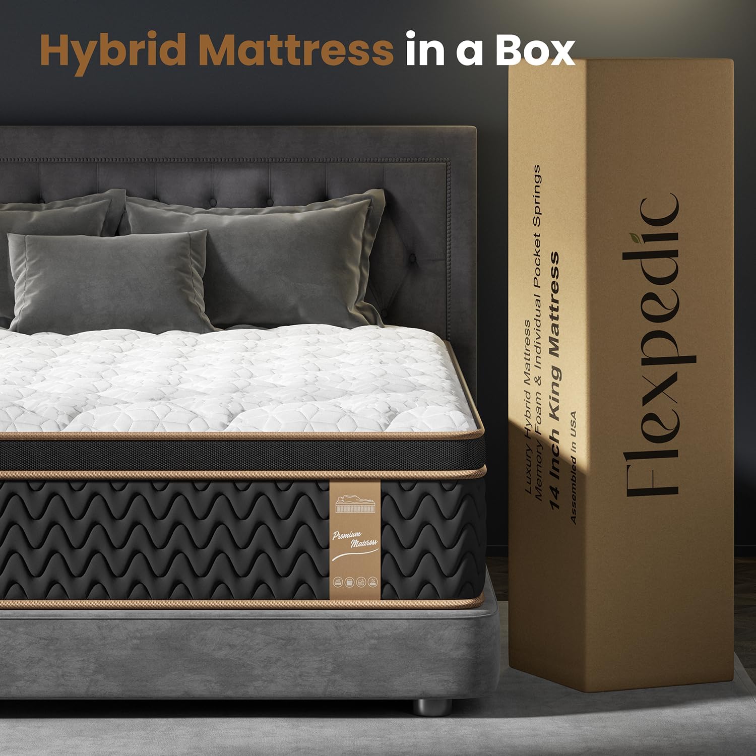 Thumbnail 6 de Firm Hybrid Mattress, King