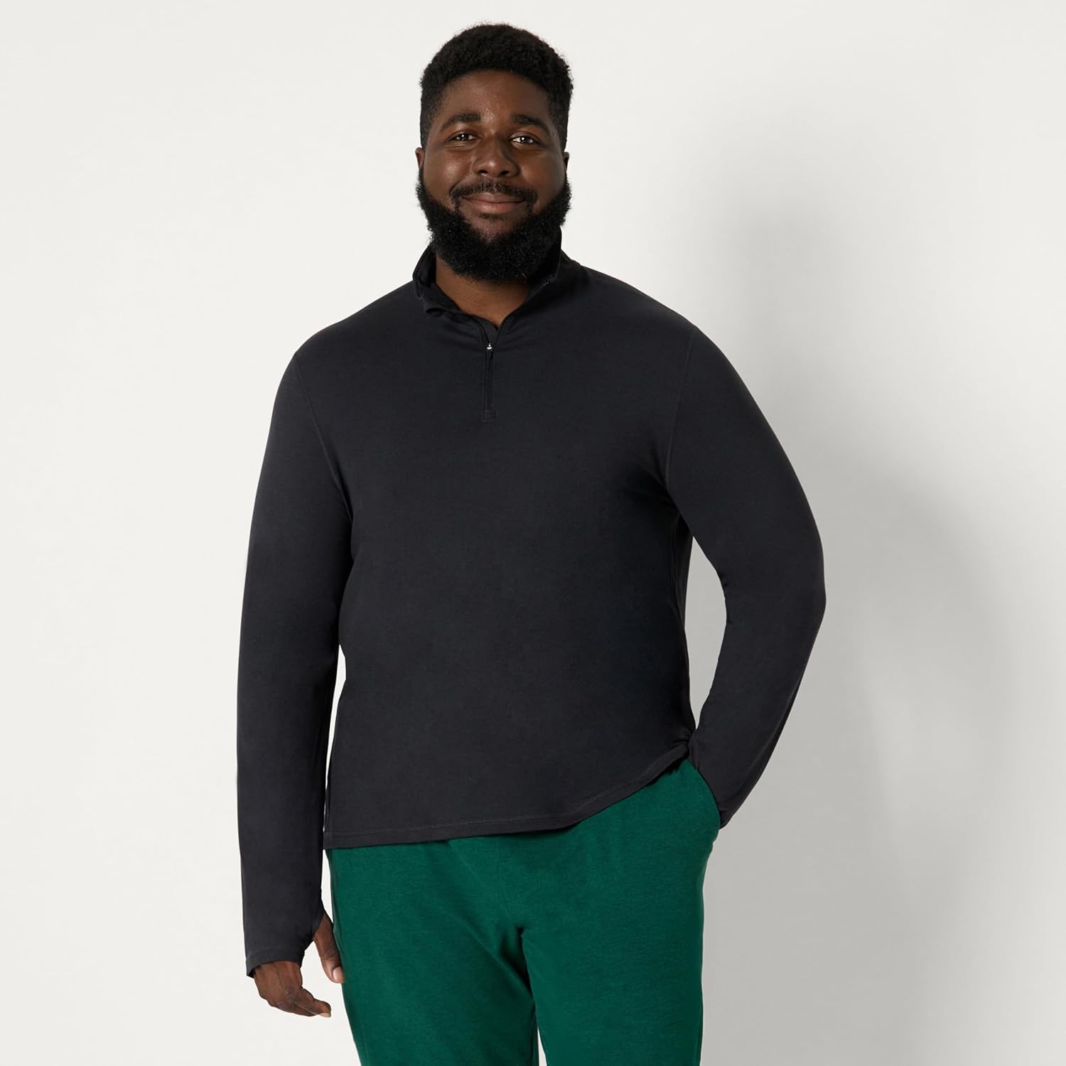 Thumbnail 5 de Amazon Essentials Men’s Athletic Soft Performance Lightweight Quarter-Zip Hoodie