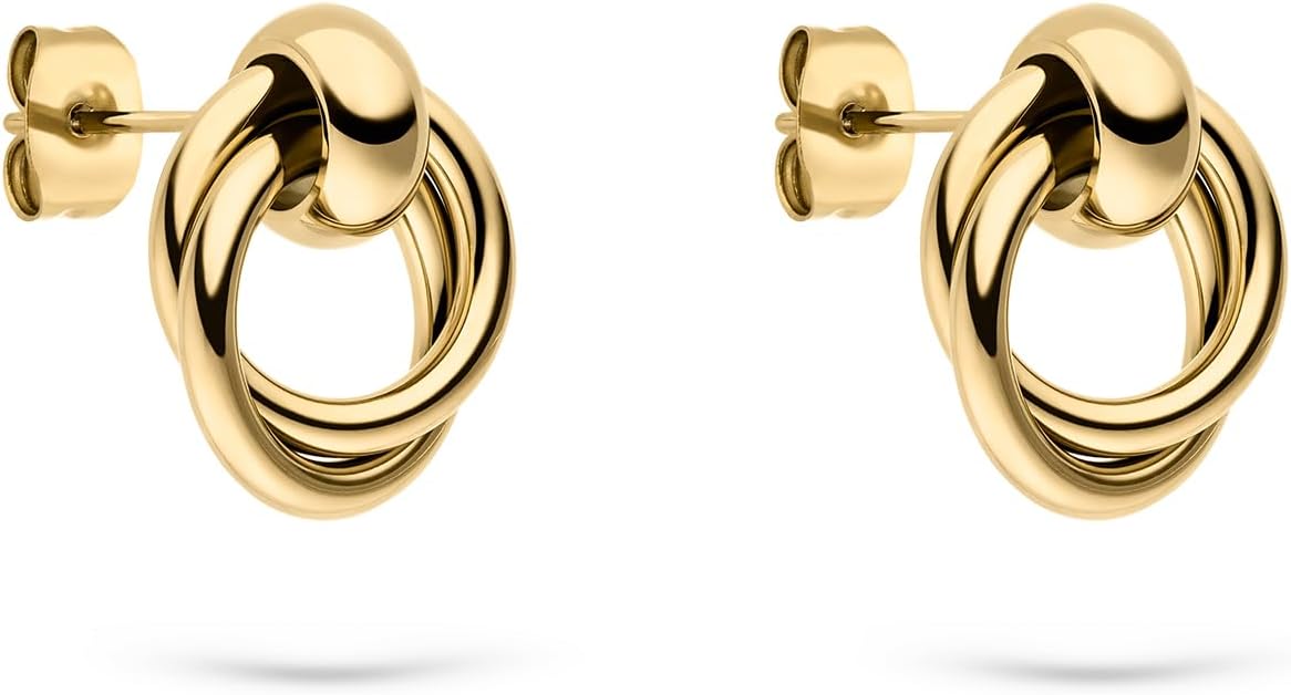 Thumbnail 3 de s.Oliver Damen Schmuck – Halskette, Ohrringe & Armband mit Knoten-Detail aus Edelstahl