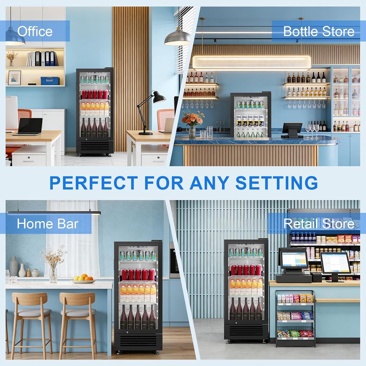 Thumbnail 6 de Antarctic Star LSC-170E 6-Cu.-Ft. Beverage Refrigerator with Glass Door and Lock