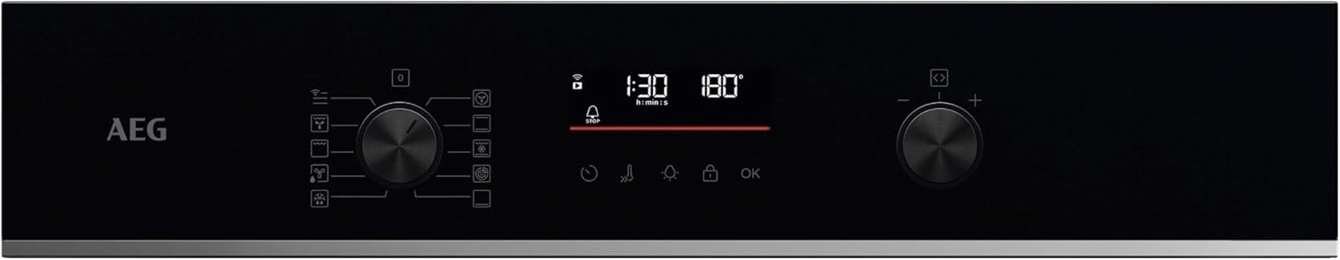 Thumbnail 8 de AEG Horno Multifunción TU5PB431SB 🍽️ 72L, Pirolítica, WiFi, Pantalla LED
