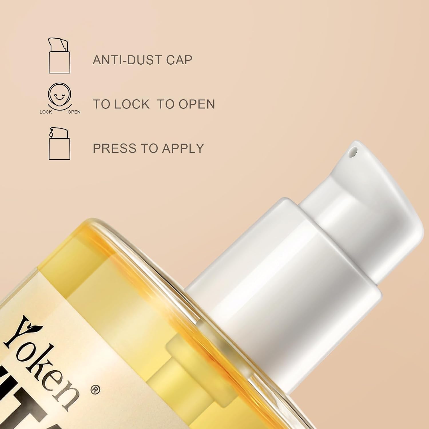Detalle 2 de Yoken Vitamin E Oil 8 oz ⚡