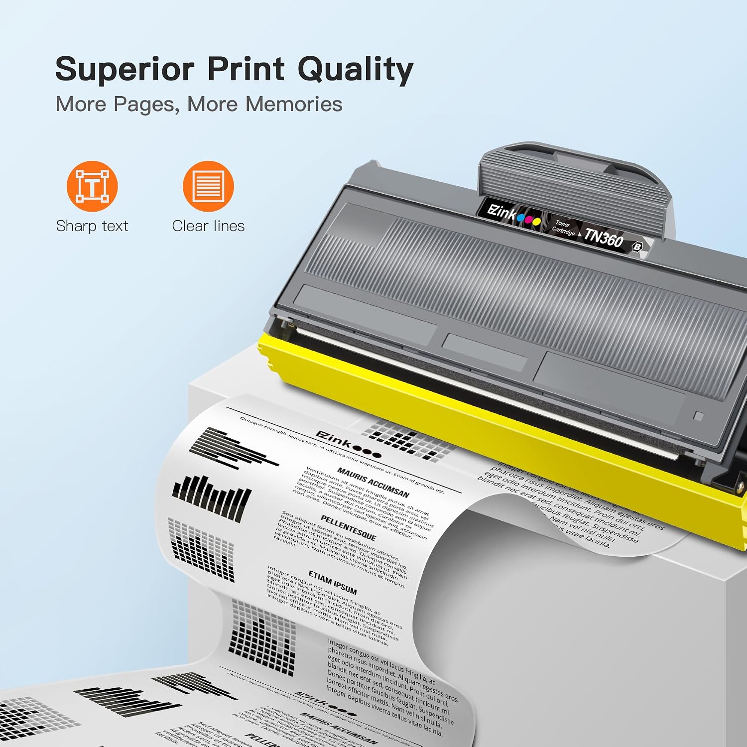 Detalle de E-Z Ink TN360 Toner Cartridge