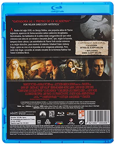 Thumbnail 2 de Divisa HV Sleepy Hollow 1999 Blu-ray