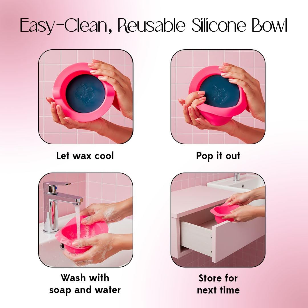 Detalle de KoluaWax Premium Waxing Kit for Women (Beginner Friendly) — Hard Wax Beads, Digital Warmer, Pre/Post Care