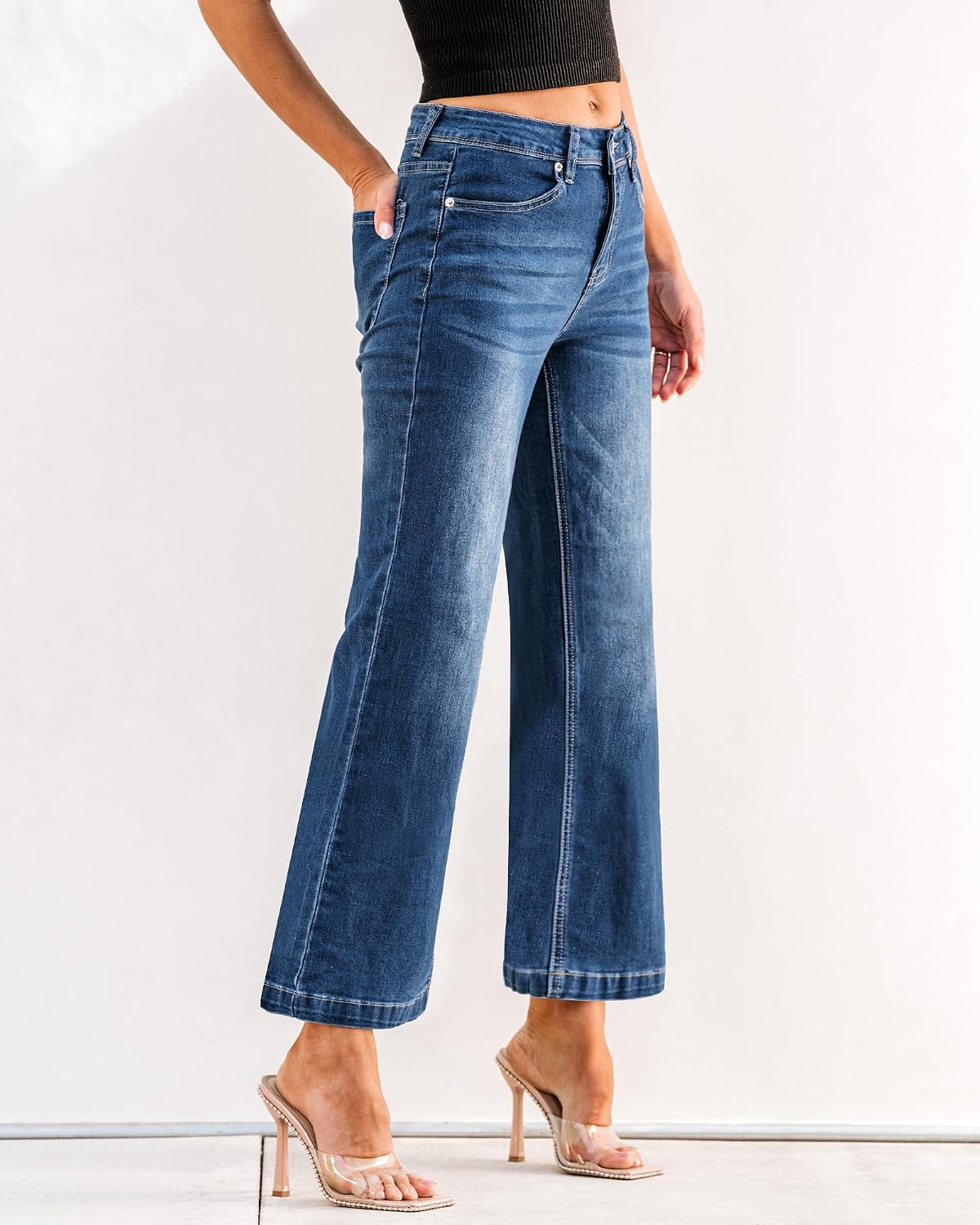 Detalle de GRAPENT Women's Jeans High-Rise