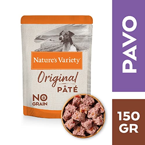 Detalle de Nature's Variety Original No Grain - Paté para Perros Adultos Mini con Pavo | Caja 8 x 150 g
