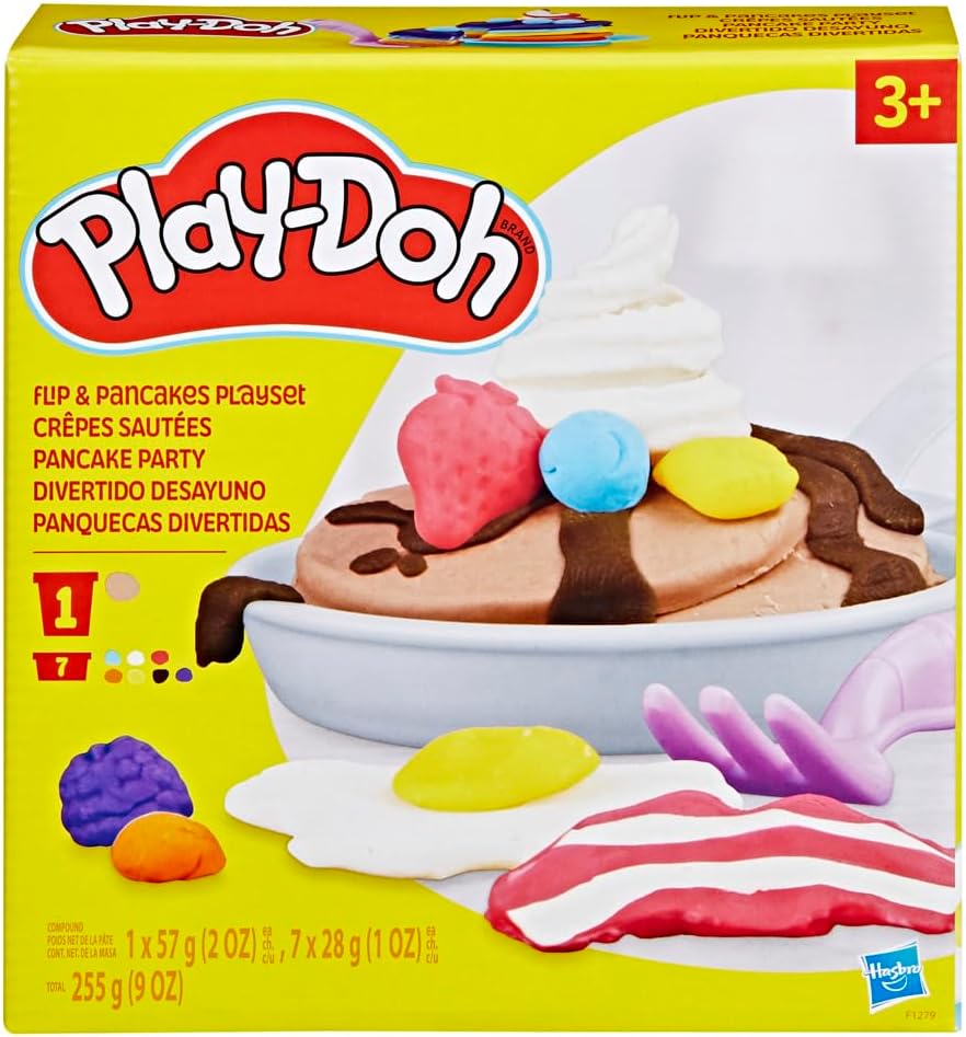 Detalle de Play‑Doh Kitchen Creations Pancake Party Spielset 14 Teile 🎲
