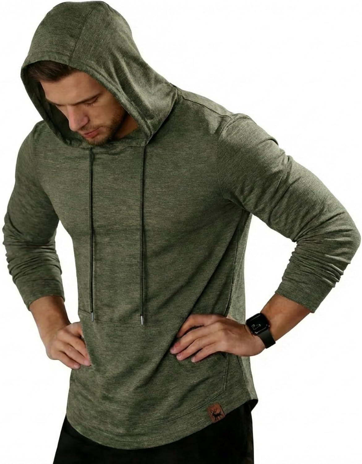 Thumbnail 6 de ZITY men’s hoodie sports top, breathable long sleeve