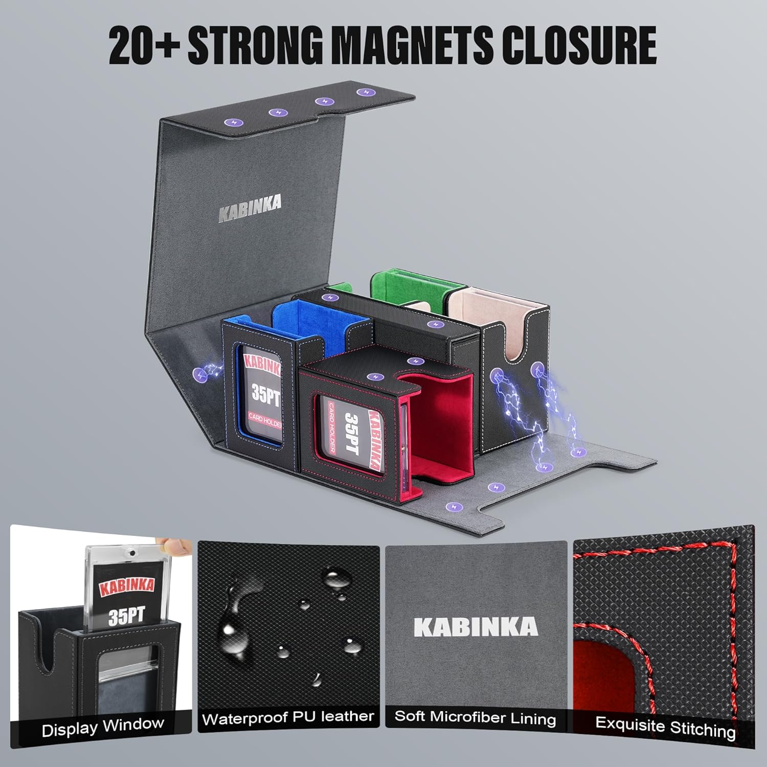 Thumbnail 1 de Kabinka Card Deck Box Fits 400+ Cards