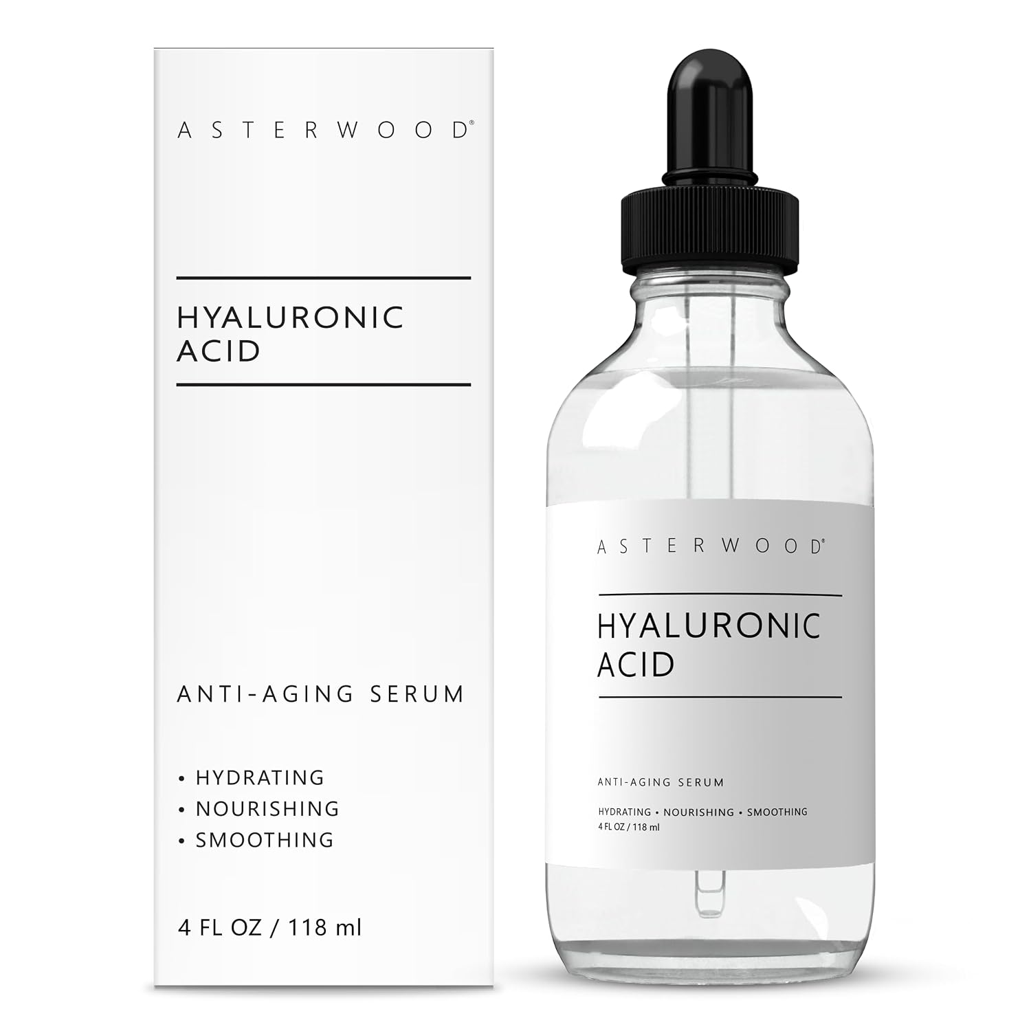 Detalle de Asterwood Hyaluronic Acid Serum 4 Fl Oz