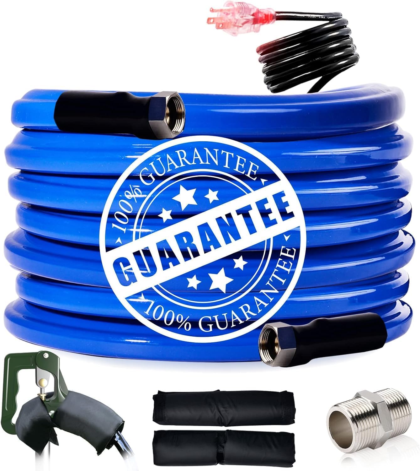 REHOSEUP 15 ft Heated Water Hose