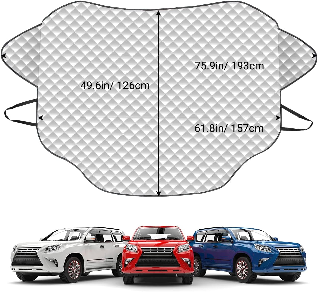Thumbnail 3 de Favoto Parasole Parabrezza Auto: Copertura Protettiva Magnetica per SUV (157 x 126 cm)
