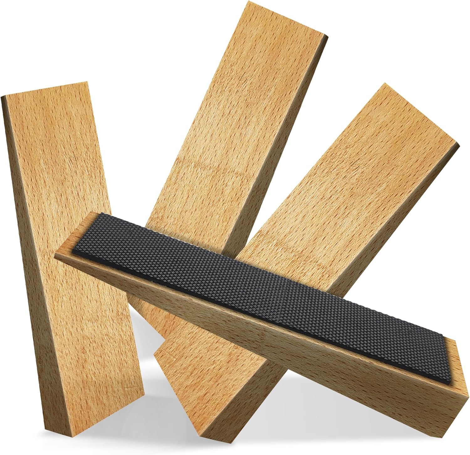 Thumbnail 6 de 2 Pack Wooden door stop, 0.6 inch thick