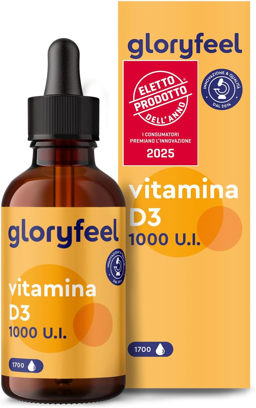 Detalle de Vitamina D3 1000 UI per goccia 50 ml (circa 1.700 gocce) Eletto Prodotto dell’Anno 2025