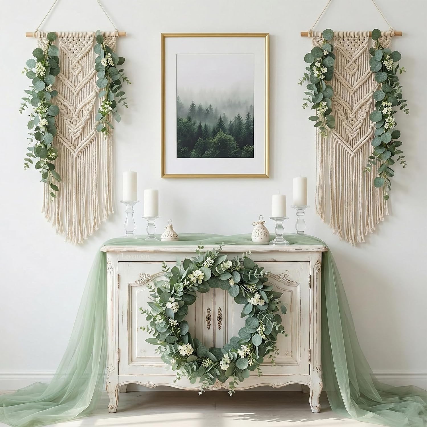 Thumbnail 3 de Lovemoon 130 Pcs Artificial Eucalyptus Stems Bulk – 5 Styles for DIY Bouquets & Decor