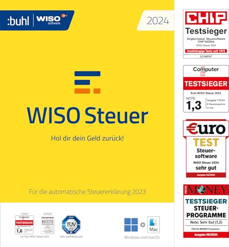 Detalle de WISO Steuer 2024 (für Steuerjahr 2023) – Aktivierungscode per Email | Buhl Data Service