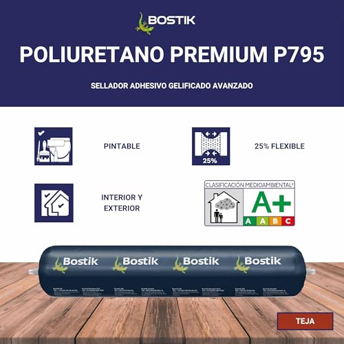 Detalle de Bostik P795 Masilla poliuretano 600 ml