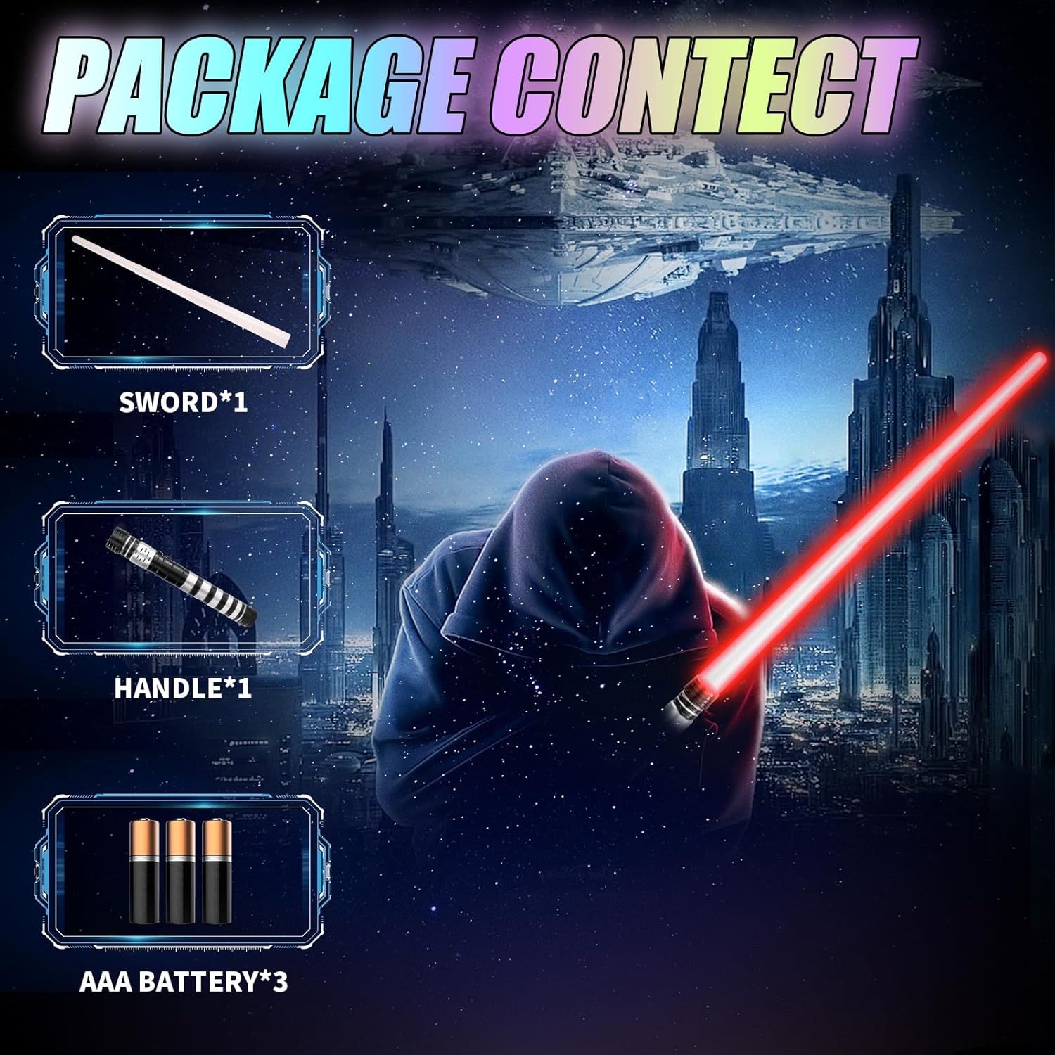 Thumbnail 5 de Yumuwind Light Sabers for Kids (7-Colour LED, Sound Effects) – Retractable Dueling Sword for Ages 5–12