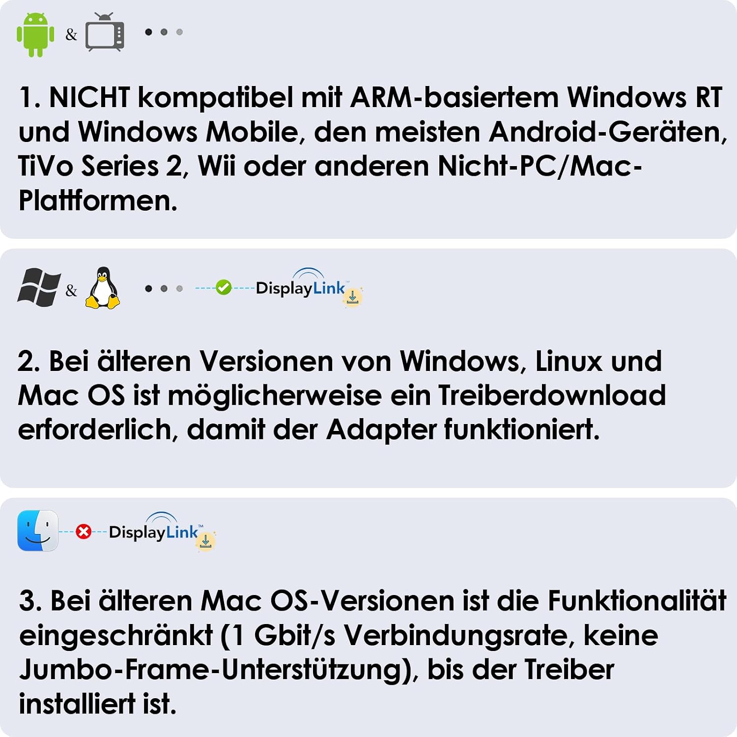 Detalle de WAVLINK USB‑C zu 2,5G Ethernet Adapter (RJ45) – USB‑A & USB‑C LAN, für Windows & macOS