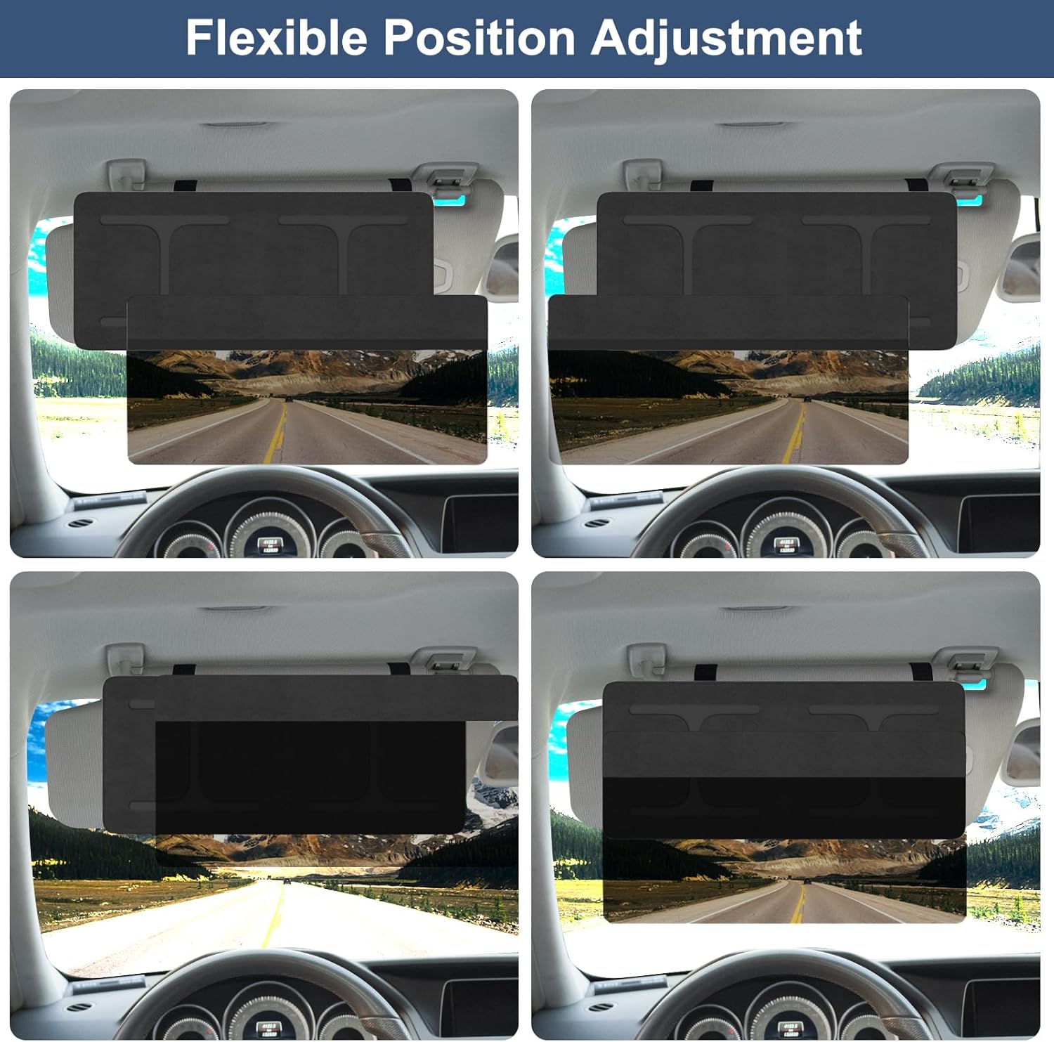 Thumbnail 1 de NAZZO Car Visor Extender Sun Blocker