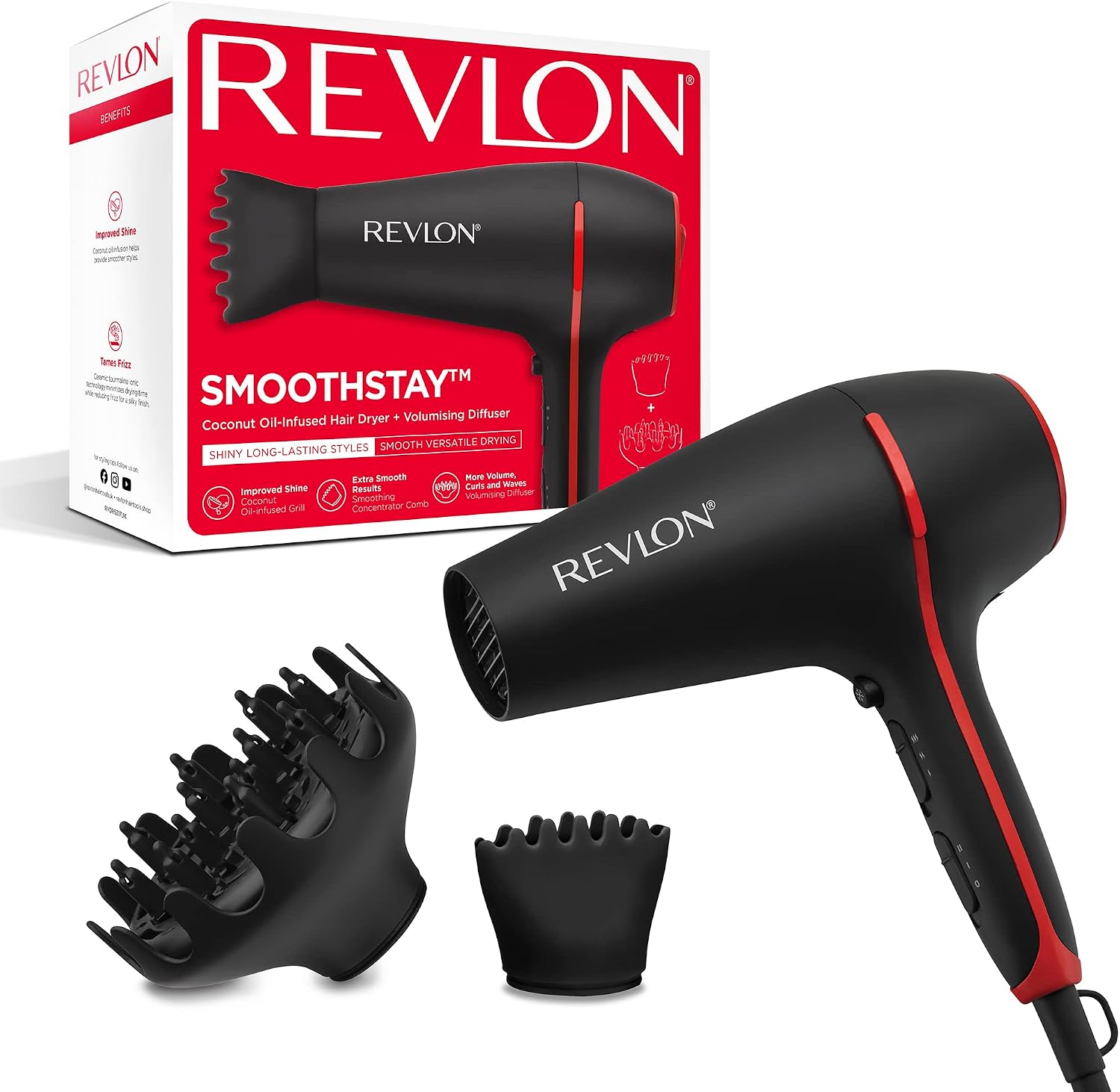 Thumbnail 2 de Revlon RVDR5823 Fast and Light Hair Dryer (2000W) for quicker styling