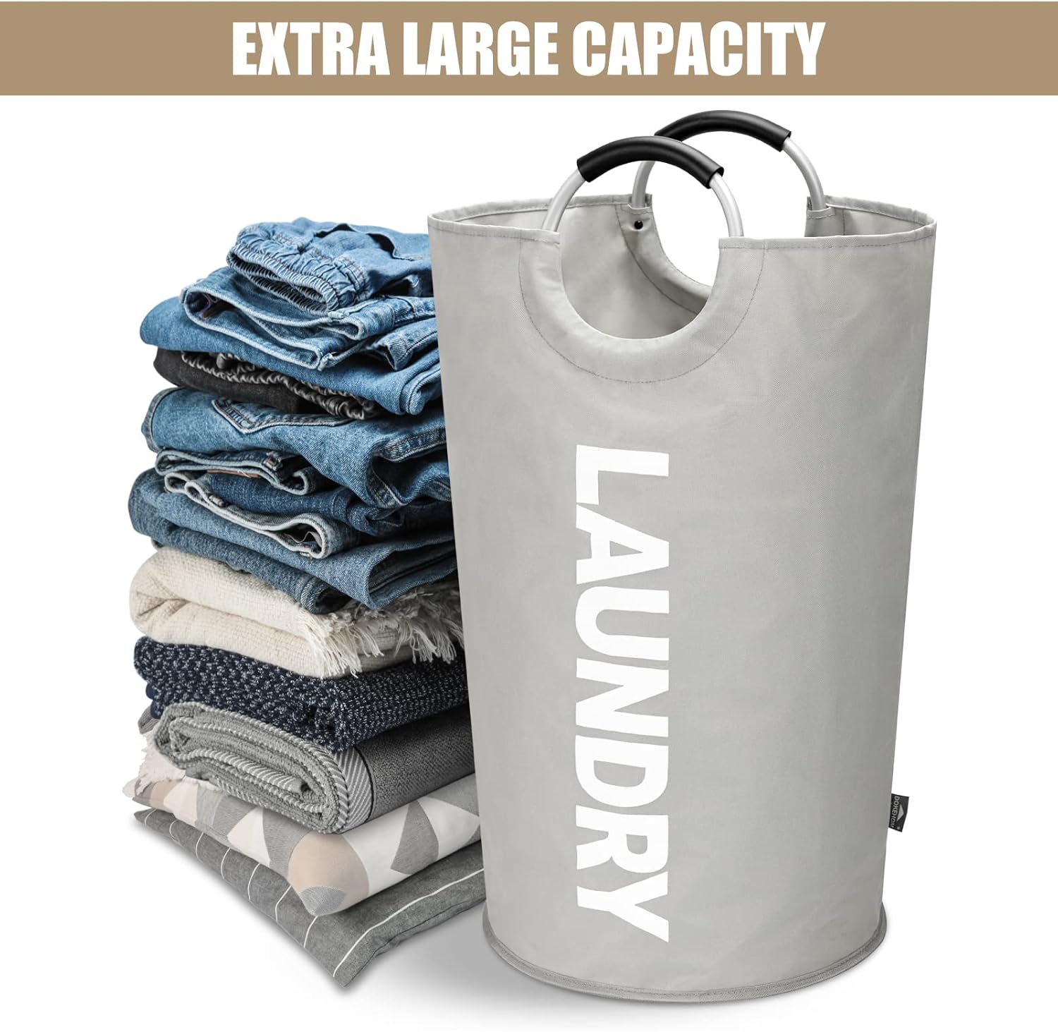 Thumbnail 5 de DOKEHOM 90L Large Laundry Basket