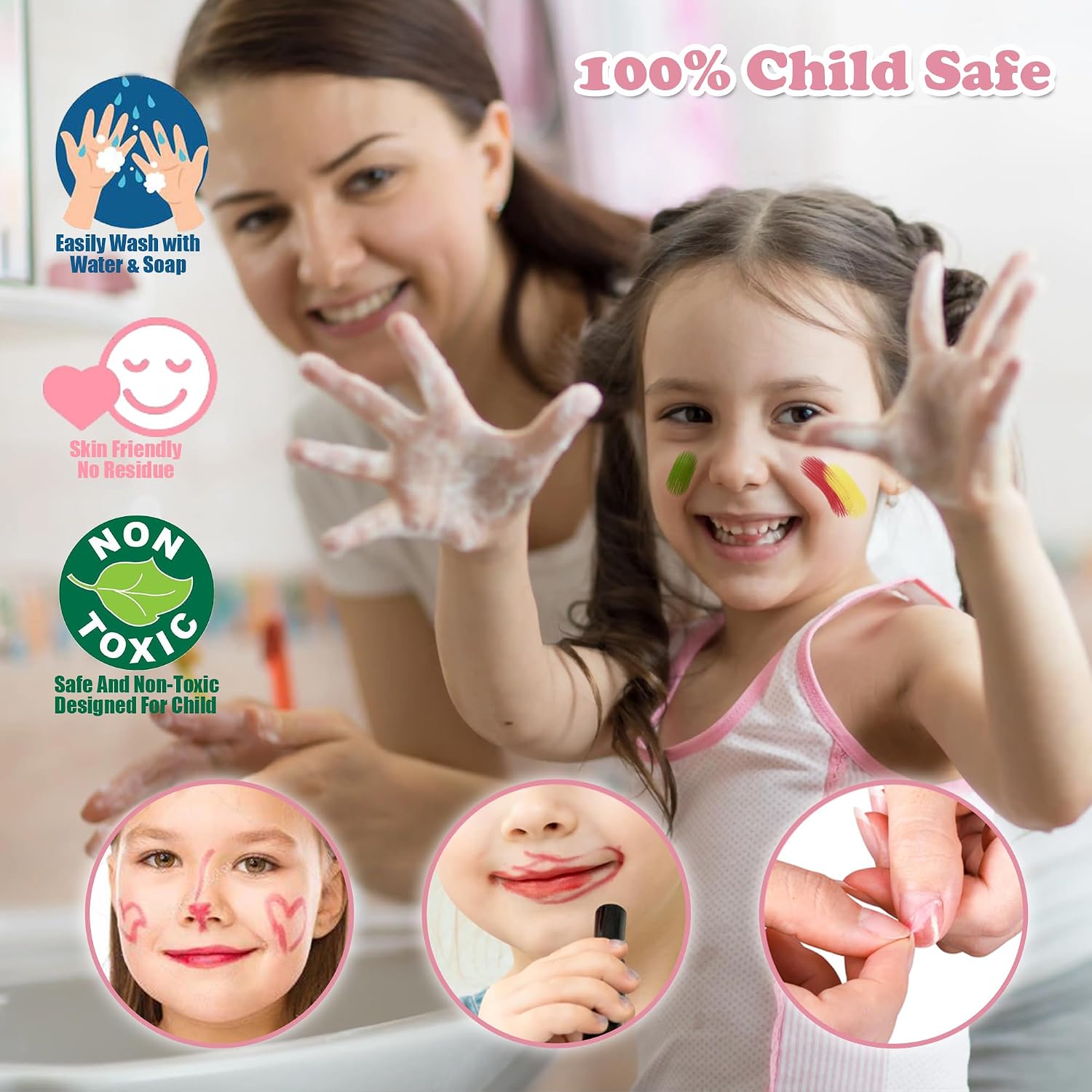 Thumbnail 5 de Mrabbitoo Kinderschminke Set 66-teilig