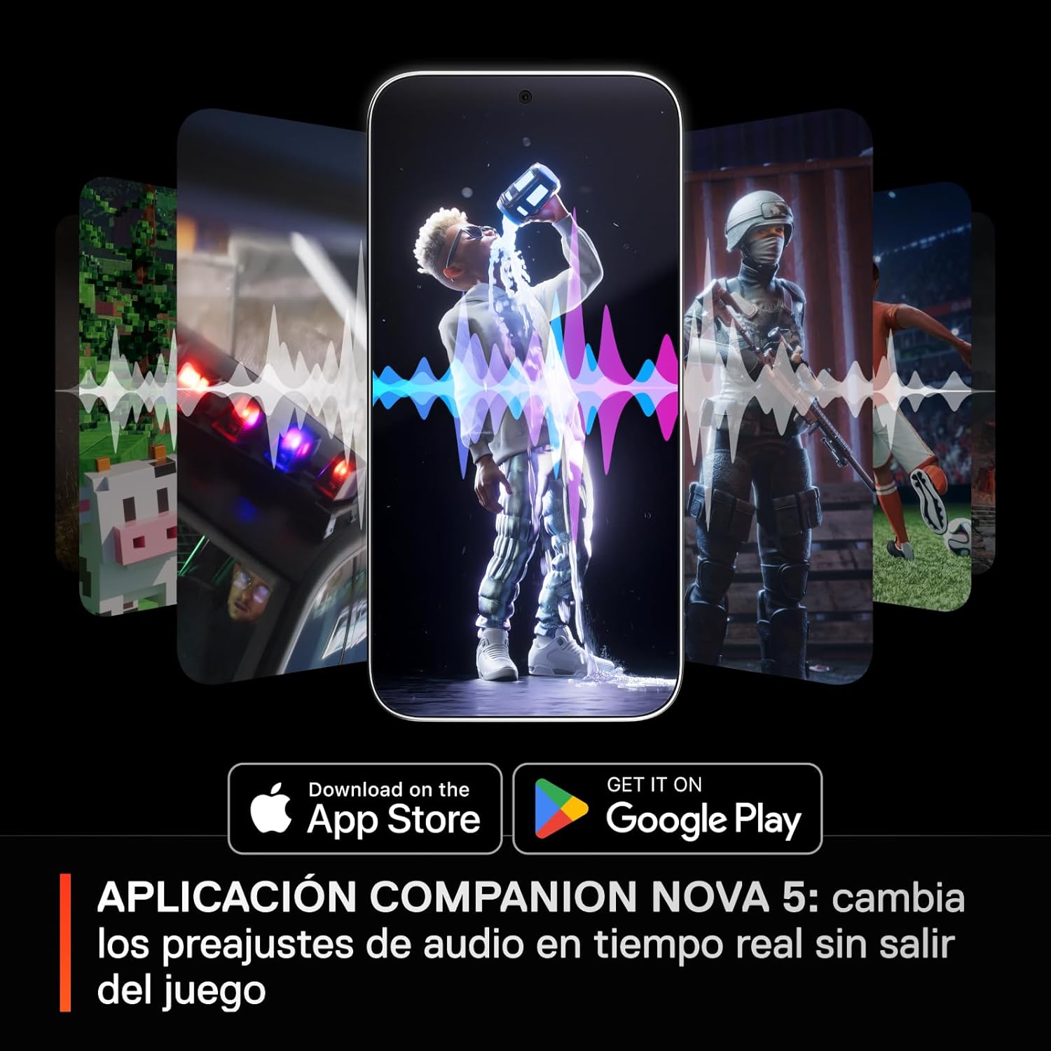 Thumbnail 2 de SteelSeries Arctis Nova 5 auriculares gaming inalámbricos