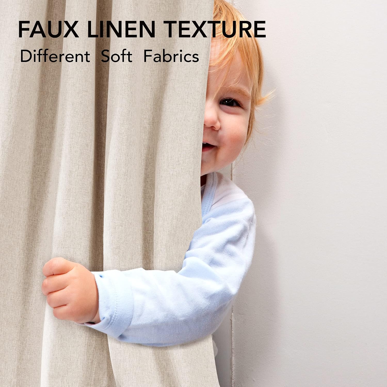 Thumbnail 4 de Deconovo Blackout Eyelet Curtains 46x54in
