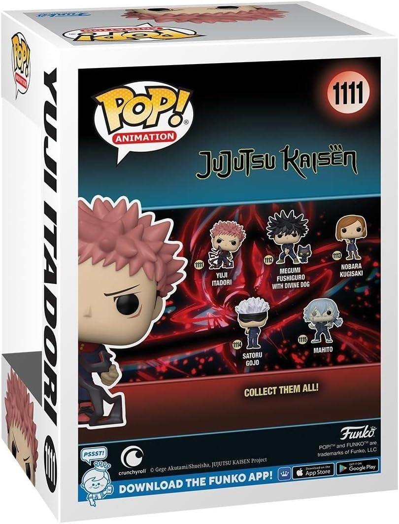Detalle de Funko 61358 POP! Animation Jujutsu Kaisen – Yuji Itadori, figurka winylowa Glow In the Dark Chase