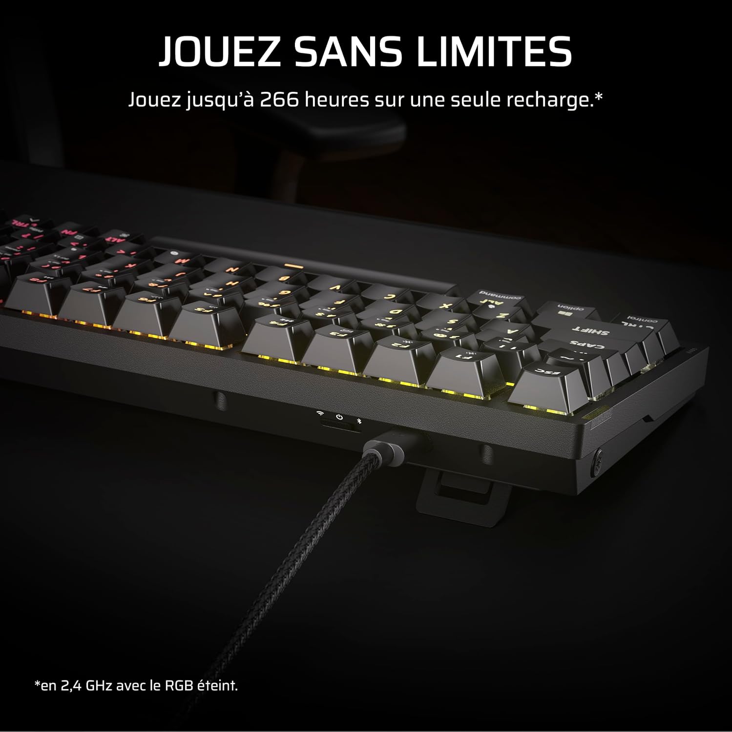 Thumbnail 6 de Corsair K65 Plus Wireless 75% RGB Clavier