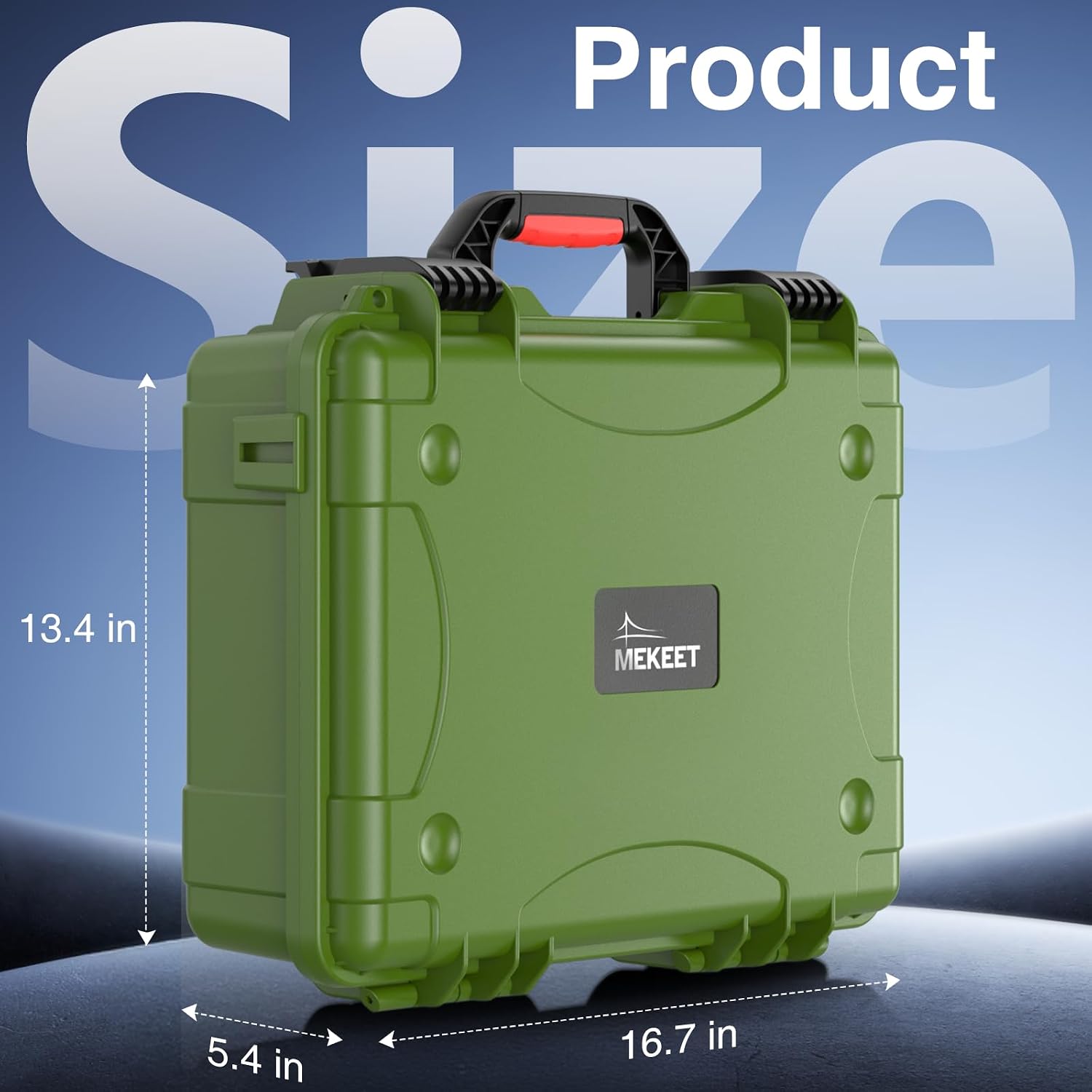 Detalle 2 de MEKEET Starlink Mini Case IP67 Waterproof Green